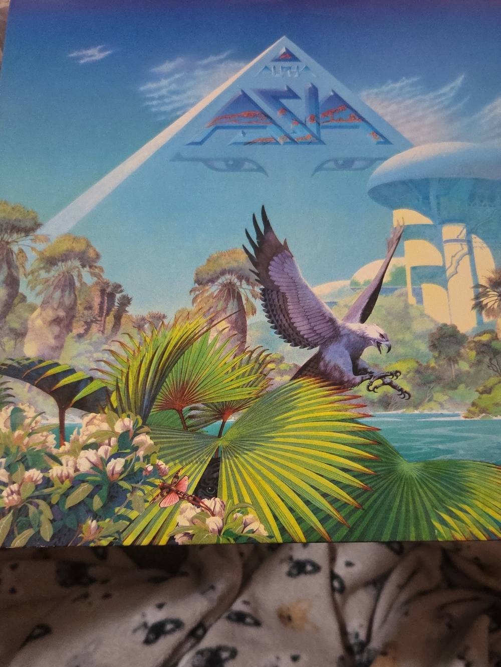 ASIA VINYL RECORD ASIA:ALPHA. MINT CONDITION 1ST PRESSING